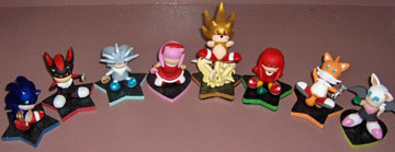 Multi Character Chibi Fan Sculpture Set