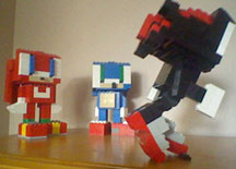 Big Heads Sonic Shadow Knuckles Legos
