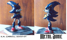 Metal Sonic Sculpture