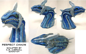 Perfect Chaos Boss Sculpture