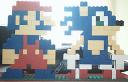 Sonic & Mario old Sprite Legos