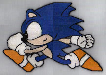 Classic Running Sonic Cross Stitch project