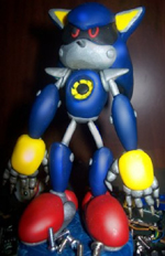 Metal Sonic Sculpey Fan Figure