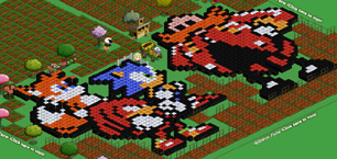 Sonic Tails Knuckles Eggman Farmville Construct