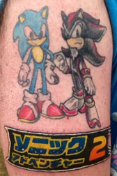 Sonic Adventure 2 Tattoo