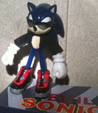 Archie Evil Sonic Bendy Figure Customization