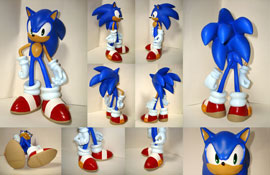 Large 13 inch Sonic Fan Figure