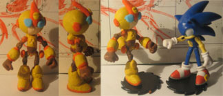 Emerl Sonic Battle Custom Figure