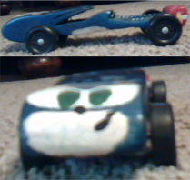 Sonic face car repaint