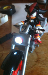 Fan modified Shadow light up motorcycle