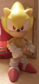 Fleetway style evil super Sonic custom figure