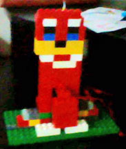 Lego Knuckles Bricks Figure Fan