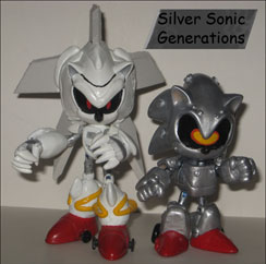 Generations Style Silver Sonic Custom Figure