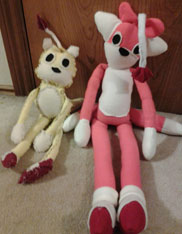 2 Tails Doll Plushes