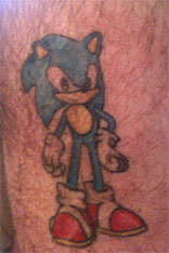 Unleashed style Sonic tattoo