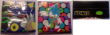 Sonic themed Duct Tape Wallet