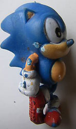 Sonic 1991 chipped paint PVC figure
