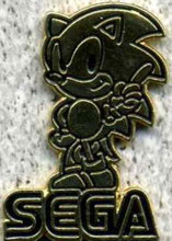 All Metal Sega Sonic Pin