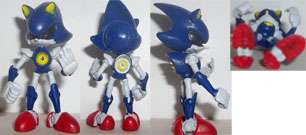 Metal Sonic Gacha figure turn around