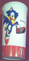 Sonic McDonalds Paper Cup