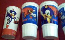 Knuckles McDonalds Meal Cup