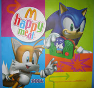 Sonic Tails McDonalds Poster