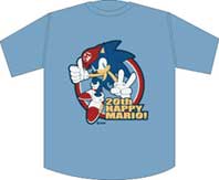 Sonic wishes Mario a happy 20th Shirt