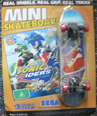 Sonic Riders mini Skateboard finger board