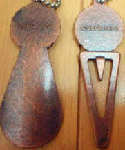 Copper Keychain Backs