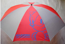 Red Big Sonic Umbrella