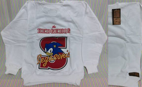 Embroidered Segasonic Long Sleeve White Shirt