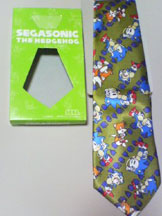 Green Look Out Sonic Neck Tie