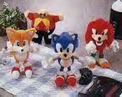 Basic Sonic 3 Plush Set (Large)