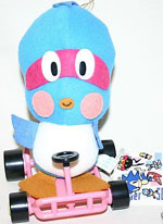 Flicky Bird on Gokart Plush