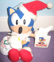 Santa Dress Up Christmas Sonic Plush