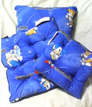Starry Blue Sonic & Tails Cushions