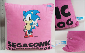 Sonic Pink Square Accent Pillow
