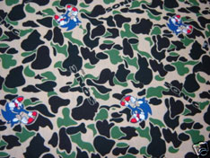 Camoflage Cloth with Sonic Theme