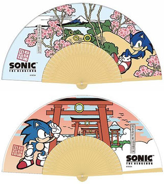 Fuji Theme Hand Fans Sonic