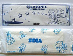 Sonic theme towel wipes
