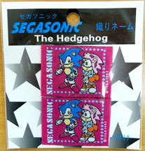 Amy & Sonic Pink Patches Embroidered