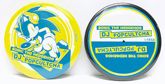 DJ Popcultcha Sonic Buttons Pins