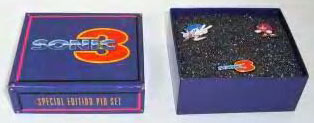 Sonic 3 Special Edition Pin set in box