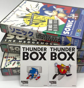 Thunder Box Sonic Classic Pins