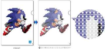 A4 Size Sheet Pixel Puyo Sonic Paper