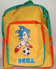 Soccer Football Theme Sonic Backpack