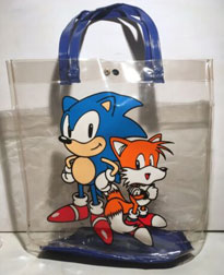Clear Vinyl Sonic Tails Tall Tote Bag