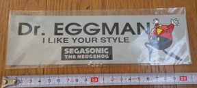 Dr Eggman I Like Your Style Sticker