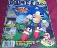 GameFan Sonic 3D Blast Cover Story