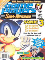 Game Players Sonic 3 Announcement Cover